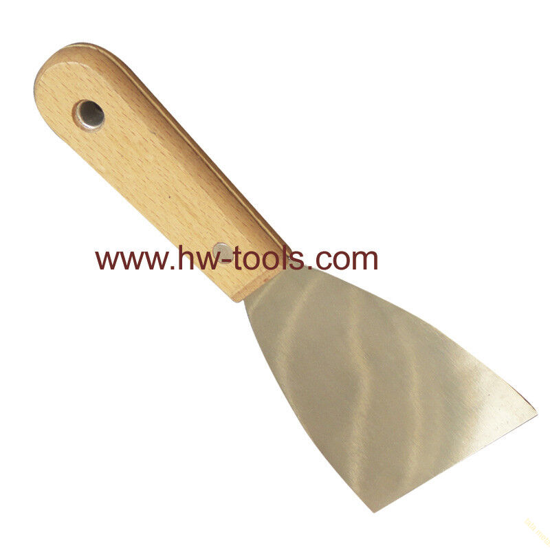 HW03002 Putty knife with wooden handle