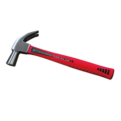 British type claw hammer with fiberglass handle