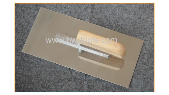 Stainless steel Plastering trowel wooden handle HW02204