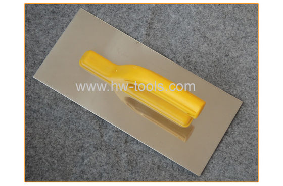 Stainless steel Plastering trowel with plastic handle HW02213