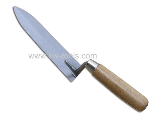 Bricklaying trowel with wooden handle  HW01109