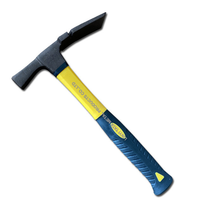 Masonry tool pick hammer mason's hammer with plat tip