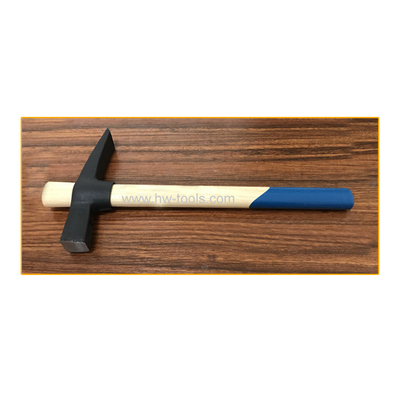 Mason's hammer forged masonry pick hammer with flat tip