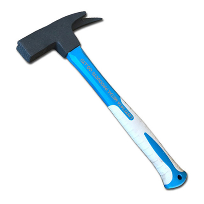 Roofing hammer with magnet on head