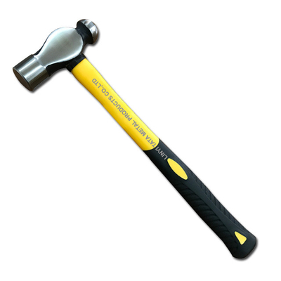 Ball peen hammer with fiberglass handle