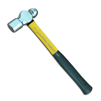 Ball pein hammer with fiberglass handle