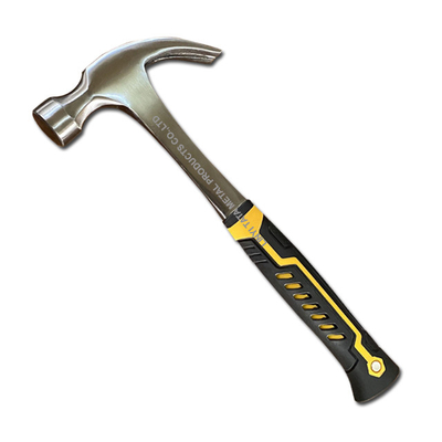 one piece claw hammer with safty holder
