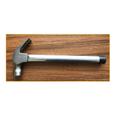 American type claw hammer with steel tube handle