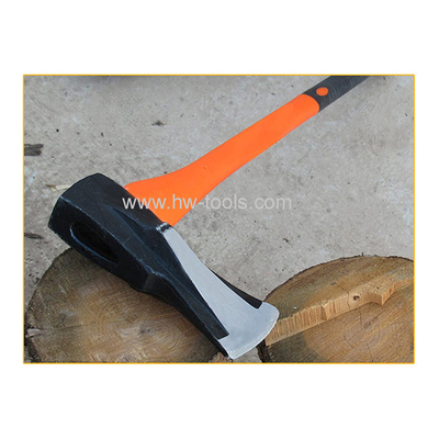 chopping axe with fiberglass handle