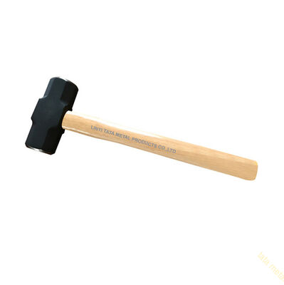 Sledge hammer with wooden handle