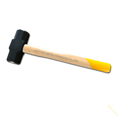 Sledge hammer with wooden handle