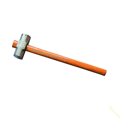 Sledge hammer with wooden handle