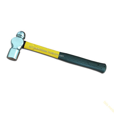 Ball pein hammer with fiberglass handle