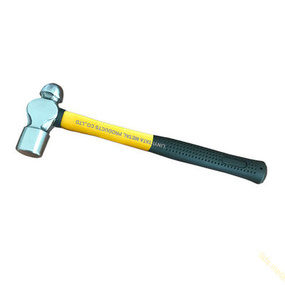 Ball peen hammer with fiberglass handle