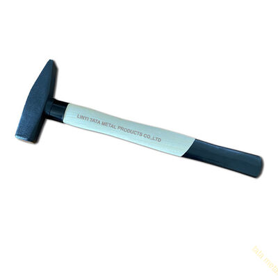 Machinist's hammer with wooden handle