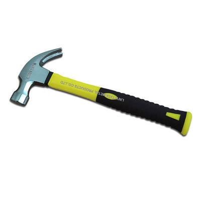 American type claw hammer with fiberglass handle