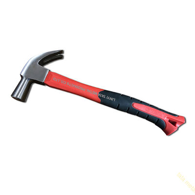 British type claw hammer with fiberglass handle