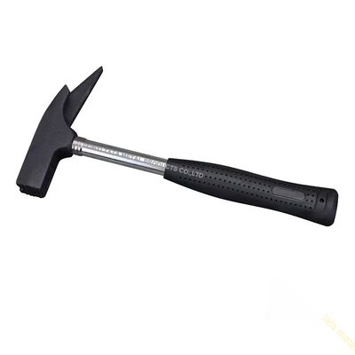Roofing hammer with tubular steel handle