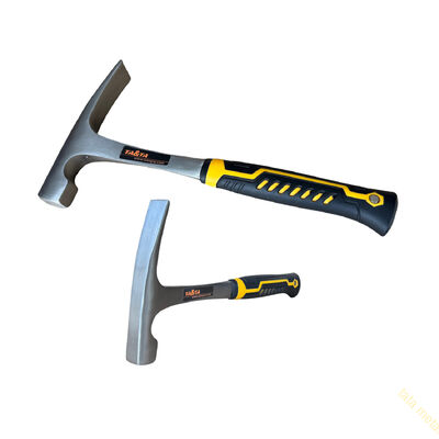 Mason's hammer with whole metal handle