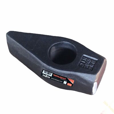 Masonry hammer with wooden handle