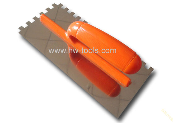 Stainless steel Plastering trowel with teeth HW02212