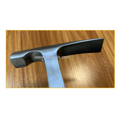 Mason's hammer with forged steel construction & shock reduction grip