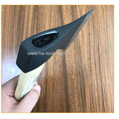 Axe with wooden handle