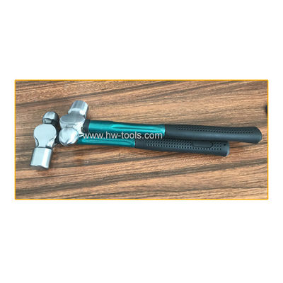 Ball pein hammer with fiberglass handle