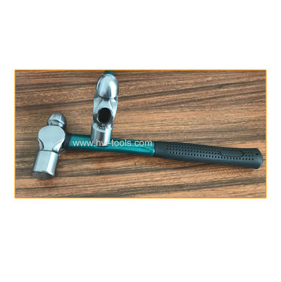Ball pein hammer with fiberglass handle