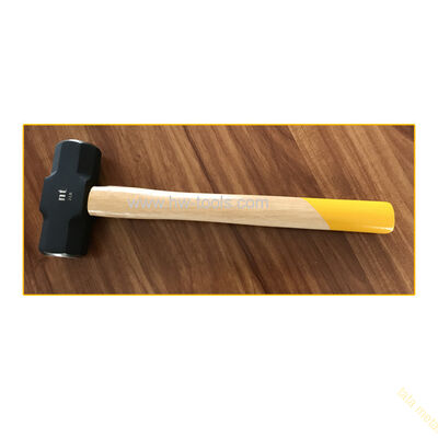 Sledge hammer with wooden handle