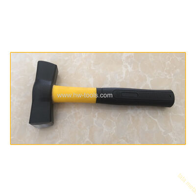 Spanish type stoning hammer with fiberglass handle