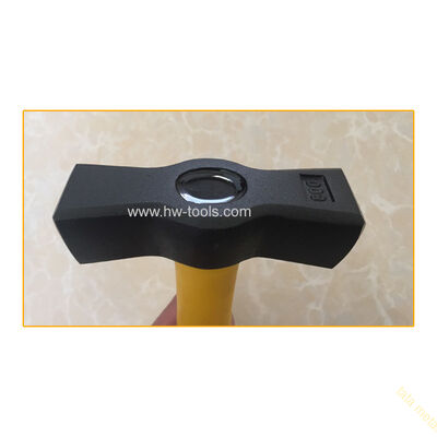 Spanish type stoning hammer with fiberglass handle
