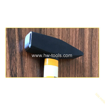 Machinist's hammer with wooden handle