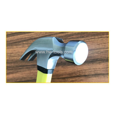 American type claw hammer with fiberglass handle