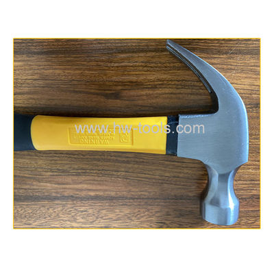 American type claw hammer with fiberglass handle