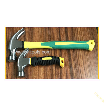 American type claw hammer with fiberglass handle