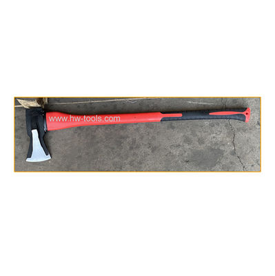 Chopping axe with fiberglass handle
