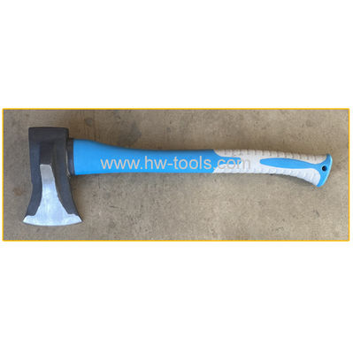 Chopping axe with fiberglass handle
