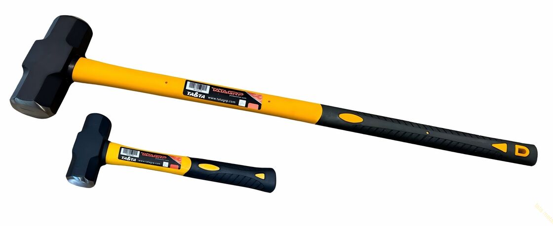 Sledge hammer with fiberglass handle