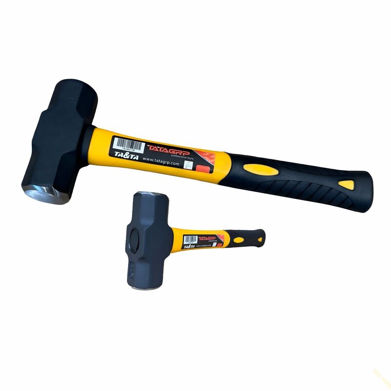 Sledge hammer with fiberglass handle