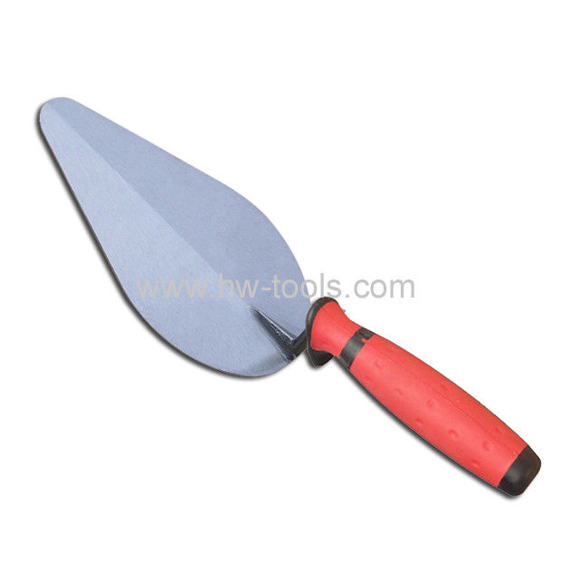 Bricklaying trowel with rubber handle  HW01140