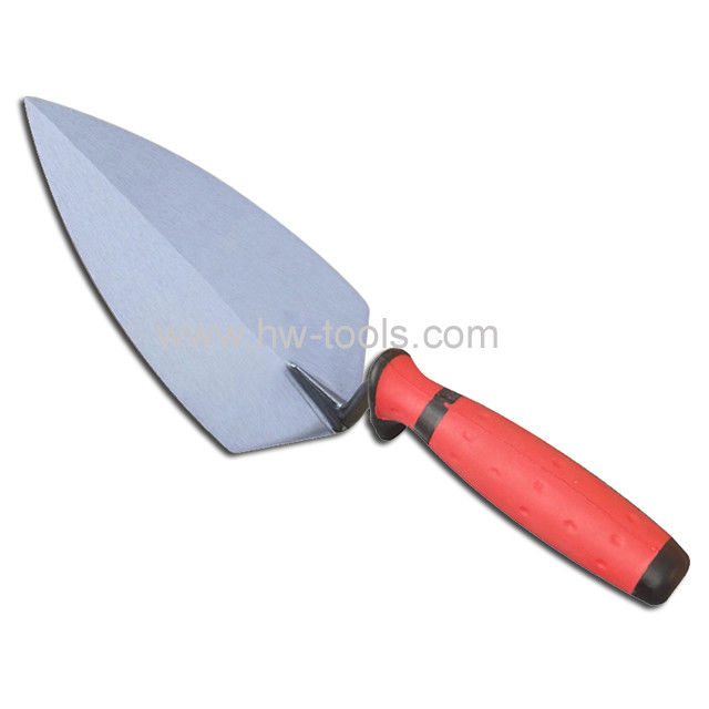 Bricklaying trowel with rubber handle  HW01142