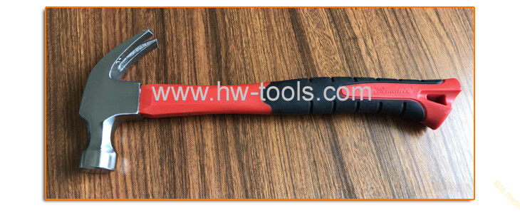 American type claw hammer with fiberglass handle