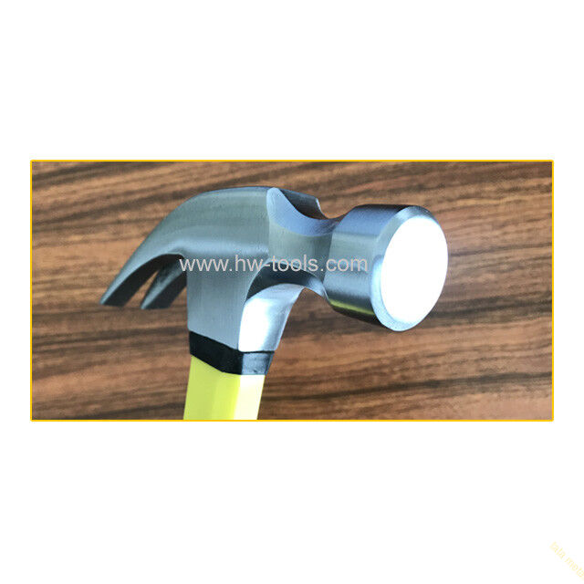 American type claw hammer with fiberglass handle