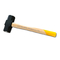 Sledge hammer with wooden handle