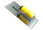 Stainless steel Plastering trowel with rubber handle HW02234