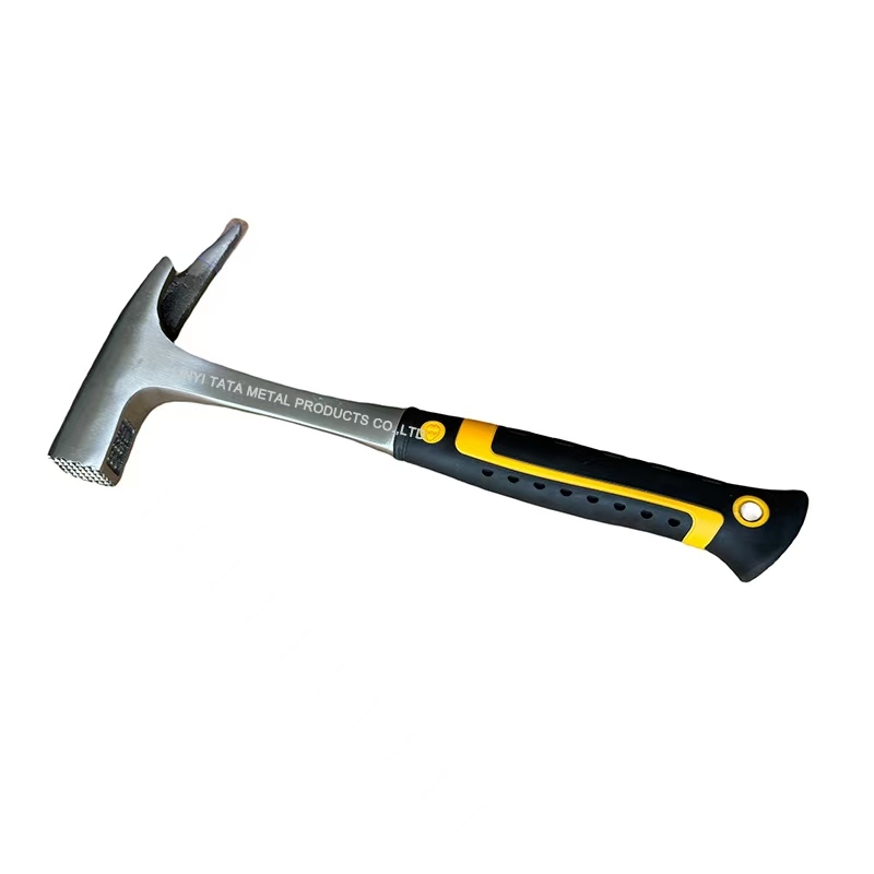 Roofing hammer with whole metal handle