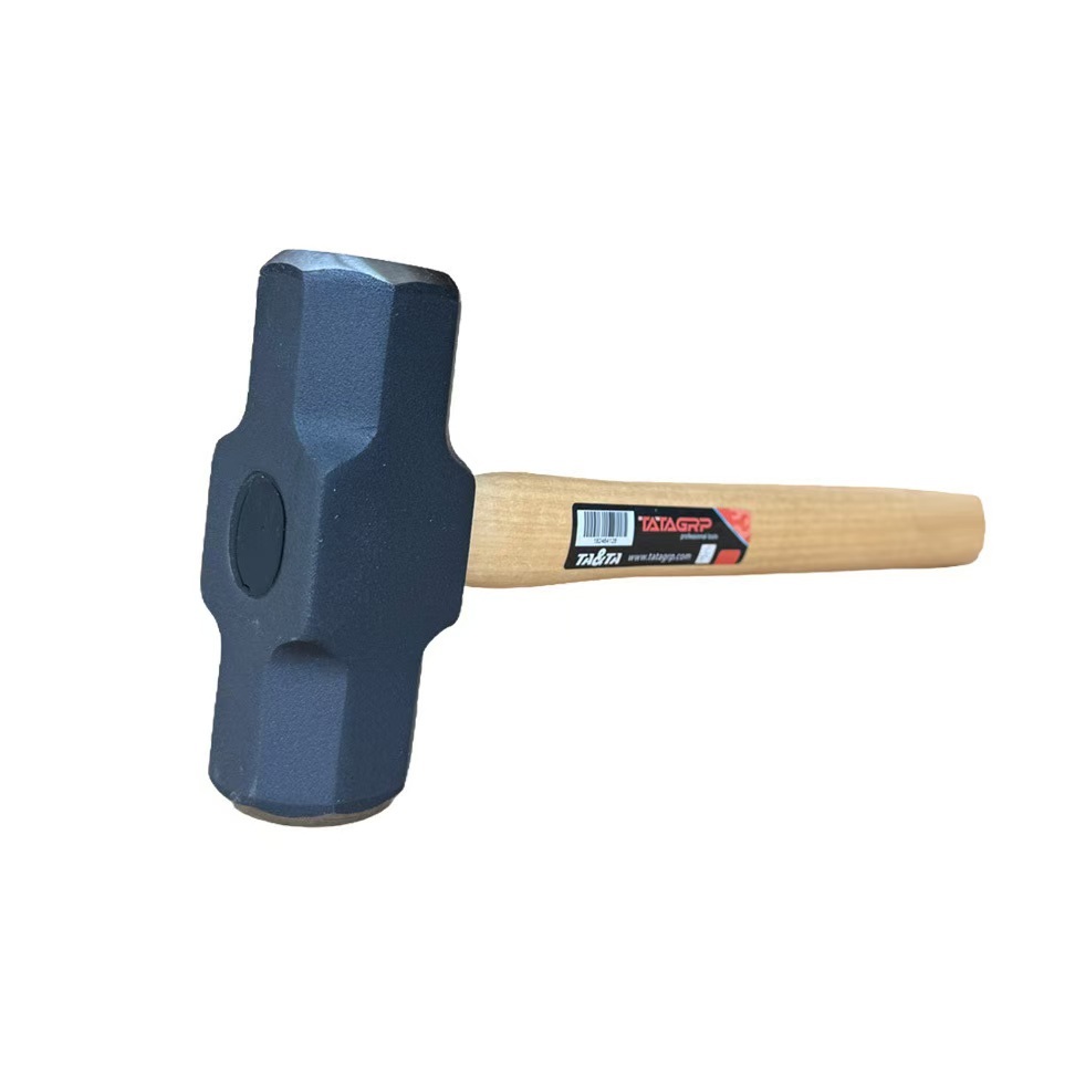 Sledge hammer with wooden handle