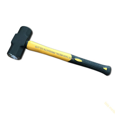 Sledge hammer with fiberglass handle