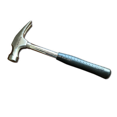American type claw hammer with steel tube handle